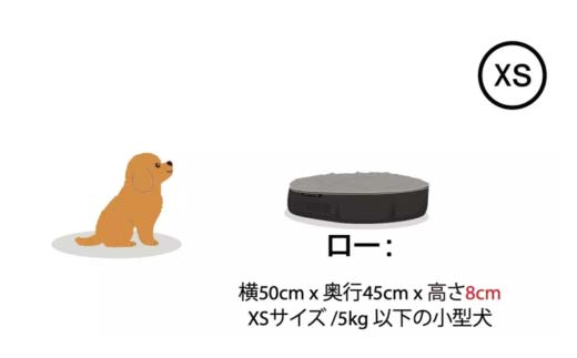 【アンビエントラウンジジャパン】犬ペットラウンジベージュ・ラビットベージュ(XSサイズ)※超小型犬向け LOWタイプ ELITE【 栃木県 足利市 】 F7Z-1421