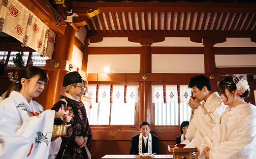 足利織姫神社結婚式利用券 ウェディング 和装 思い出 挙式 着付け 記念 F7Z-1618