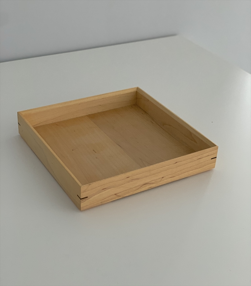 建彦木工/組む箱　（大・浅）メープル材【 栃木県 足利市 】 F7Z-716