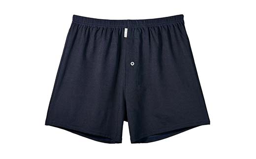 メンズ下着 シルクトランクス (Mネイビー1枚) ZIVANE F7Z-1556