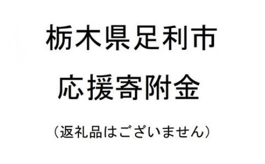 【返礼品なし】栃木県足利市応援寄附金 5,000円 F7Z-B005