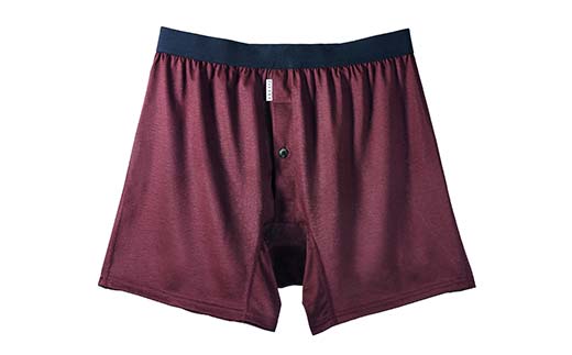 メンズ下着 ニットトランクス (Lボルドー2枚) ZIVANE F7Z-601