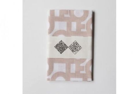 足利型染てぬぐい ASHIKAGA 灰梅 F7Z-155