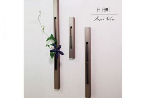 ALART〈アルアート〉　Ditch ディッチ　グレージュ SMLセット 壁面花器　インテリア　　リビングや和室にも　空間を問わずに掛花を楽しめます F7Z-226