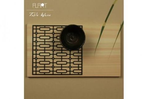 ALART〈アルアート〉 ひのき+昔日セット　黒 テーブルウェア・国産ひのき F7Z-228