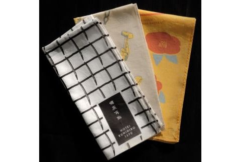 刀剣デザインハンカチ ３枚セット「椿」「陣列」「鍛刀」 F7Z-355