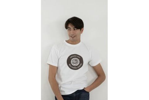 足利市 マンホールTシャツ 白 M F7Z-548