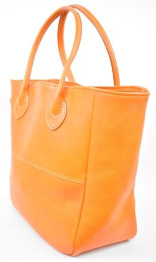 栃木レザー使用｜ソフトな手触り 本革 A4も入る大容量 本革トートバッグ｜Tote bag 03 L｜キャメル｜minca（全6色）
