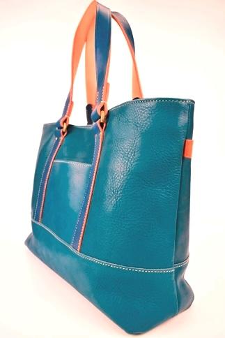 【全6色】栃木レザーのトートバッグ A4サイズ パソコン 肩掛け ビジネスにもカジュアルにも/Tote bag 04/ブルー/minca　403【かばん ファッション 人気 おすすめ 】