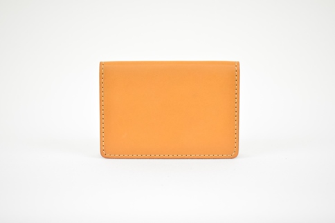 【全7色】栃木レザーの名刺入れ 約50枚収納 ポケット4つ Card holder 02/キャメル/minca　416【雑貨 ファッション 人気 おすすめ 】