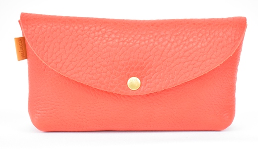 【全6色】栃木レザー ポーチ02M　小物入れ バッグの中もスッキリ 化粧ポーチ/Pouch　02/M/レッド/minca　425【ファッション 人気 おすすめ 】