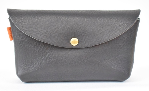 【全6色】栃木レザー ポーチ02M　小物入れ バッグの中もスッキリ 化粧ポーチ/Pouch　02/M/ブラック/minca　425【ファッション 人気 おすすめ 】