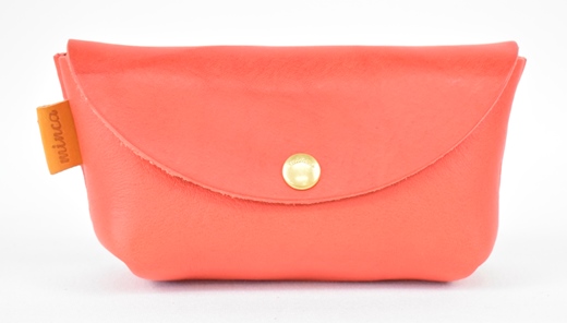 【全6色】栃木レザー ミニポーチ02S　小物入れ ピルケース/Pouch　02/S/レッド/minca　428【ファッション 人気 おすすめ 】