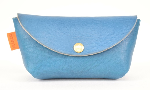 【全6色】栃木レザー ミニポーチ02S　小物入れ ピルケース/Pouch　02/S/ブルー/minca　428【ファッション 人気 おすすめ 】