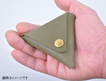 【minca】 栃木レザーの三角コインケース小 小銭入れ コンパクト 小さめ/Coin purse 01/タン(生成)　469【雑貨 ファッション 人気 おすすめ 】