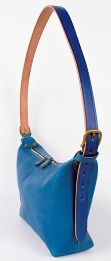 【minca】】栃木レザーのショルダーバッグ02M 斜めがけ コンパクトサイズ/Shoulder bag 02M/ブルー　533【かばん ファッション 人気 おすすめ 】