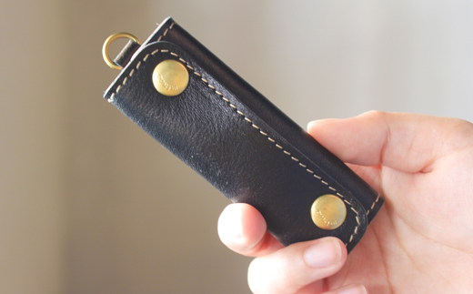 栃木レザー使用｜バッグの本革持ち手カバー 2個セット｜Handle cover｜ブラック｜minca（全7色）