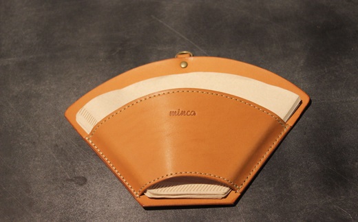 【minca】栃木レザーのカフェグッズ3アイテム5点セット 自宅、オフィス、キャンプシーンでのカフェタイムに/ブラック　678【日用品 人気 おすすめ 】