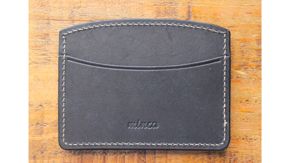 【minca】栃木レザーのヨコ型パスケース 定期入れ パスホルダー02/ブラック　700【雑貨 日用品 人気 おすすめ 】
