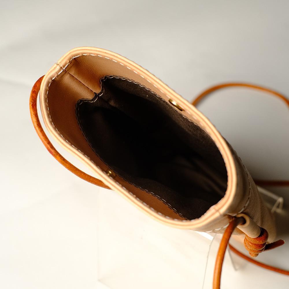 天神ワークス レザーサコッシュSP04【DARK BROWN】【かばん ファッション 人気 おすすめ 】