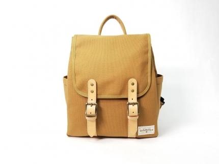 【いちひこ帆布】 リュック/キャメル【かばん ファッション 人気 おすすめ 】
