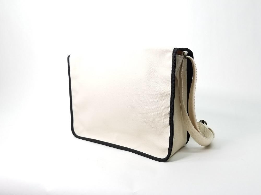 【いちひこ帆布】学生カバン　白【かばん ファッション 人気 おすすめ 】