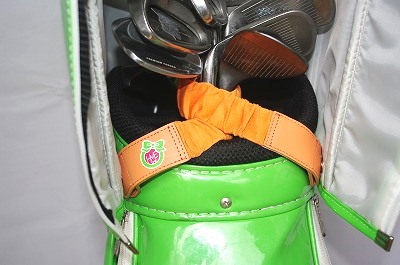 シャフトリボン（オレンジ）＆ティーホルダーセット（レッド）【雑貨 日用品 人気 おすすめ 】