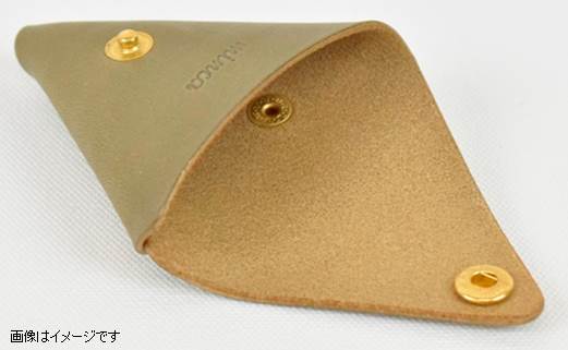 【minca】 栃木レザーの三角コインケース小 小銭入れ コンパクト 小さめ/Coin purse 01/タン(生成)　469【雑貨 ファッション 人気 おすすめ 】