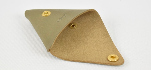 【minca】 栃木レザーの三角コインケース小 小銭入れ コンパクト 小さめ/Coin purse 01/オリーブ　469【雑貨 ファッション 人気 おすすめ 】