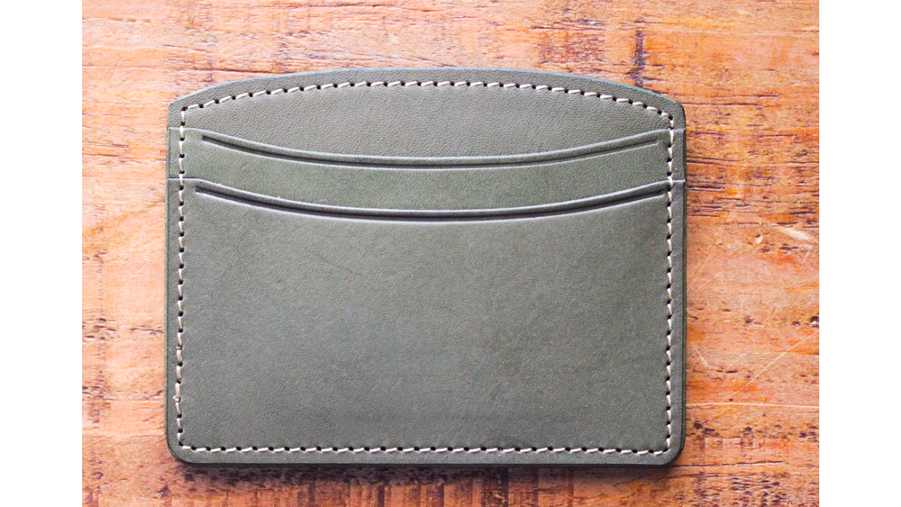 【minca】栃木レザーのヨコ型パスケース 定期入れ パスホルダー02/オリーブ　700【雑貨 日用品 人気 おすすめ 】