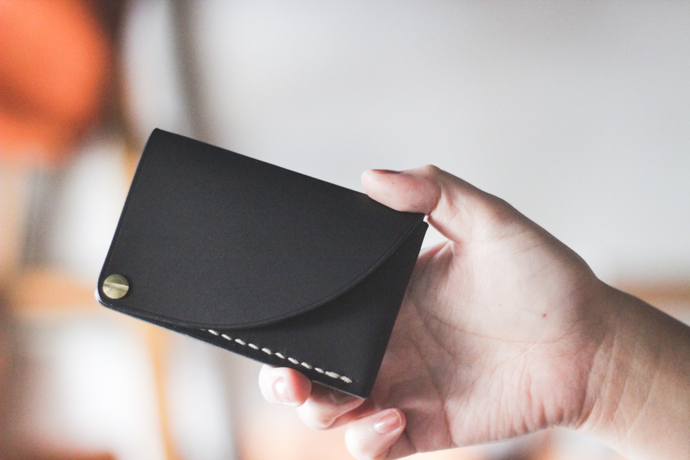 【minca】栃木レザーのカードケース パスケース 定期入れ 名刺入れ コンパクト/スライドカードケース/ブラック【雑貨 日用品 人気 おすすめ 】