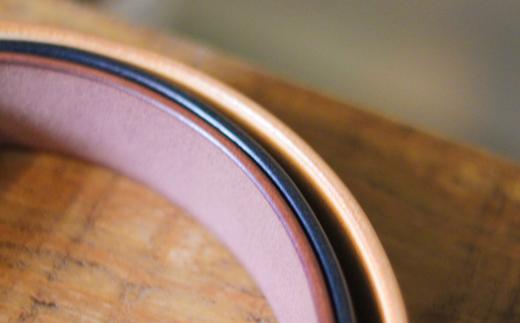 【minca】幅40mmベルト/32インチ  栃木レザーの希少な「ハーネスレザー」使用の贅沢な1枚革のレザーベルト オイルタイプ/キャメル/HL-B03/CAMEL　614【小物 ファッション 人気 おすすめ 】