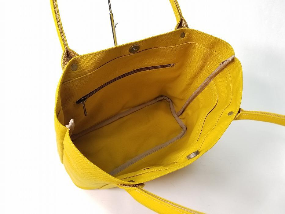 【いちひこ帆布】 ミニトート/イエロー【かばん ファッション 人気 おすすめ 】
