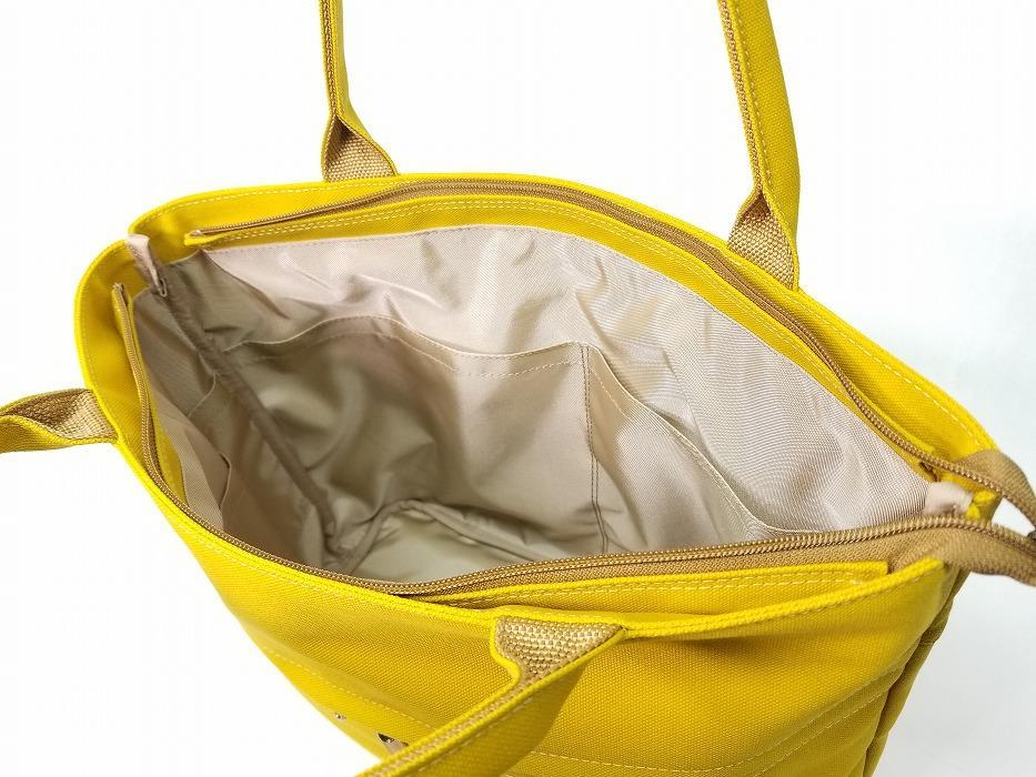 【いちひこ帆布】 ライントート/イエロー【かばん ファッション 人気 おすすめ 】