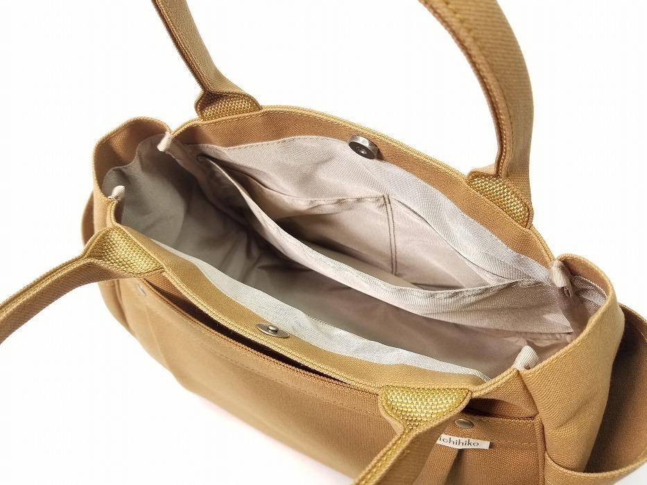 【いちひこ帆布】 マロンバッグ/キャメル【かばん ファッション 人気 おすすめ 】