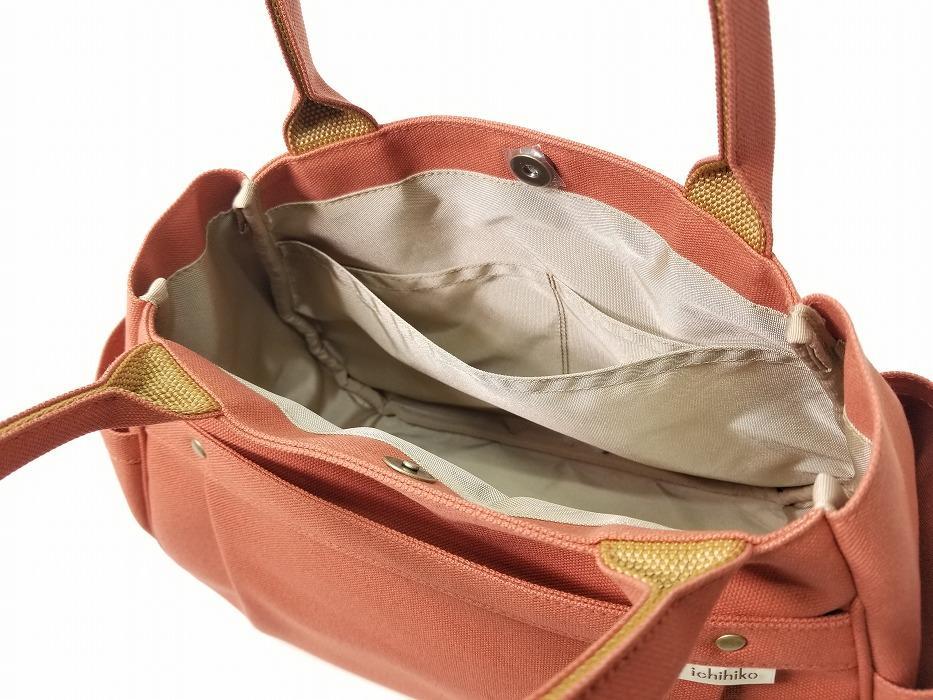 【いちひこ帆布】 マロンバッグ/レンガ【かばん ファッション 人気 おすすめ 】