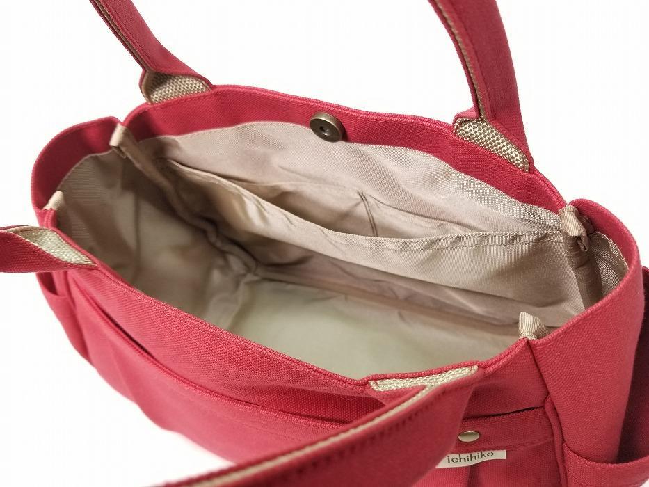 【いちひこ帆布】 マロンバッグ/赤【かばん ファッション 人気 おすすめ 】
