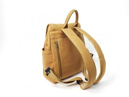 【いちひこ帆布】 リュック/キャメル【かばん ファッション 人気 おすすめ 】