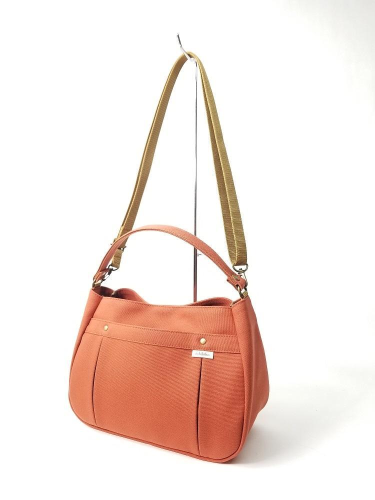 【いちひこ帆布】ワンハンドルショルダー　レンガ【かばん ファッション 人気 おすすめ 】