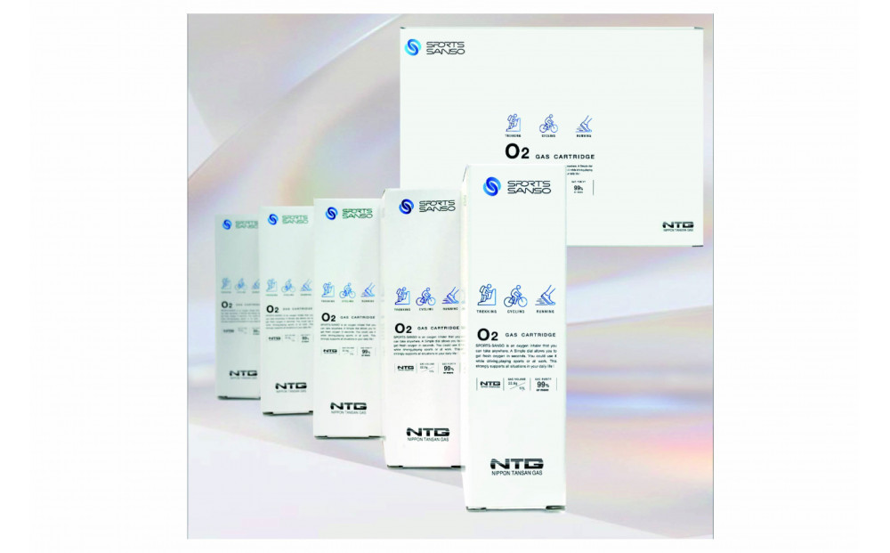 交換用 スポーツ 酸素カートリッジ (5本) ｜ 健康 スポーツ 酸素 疲労回復