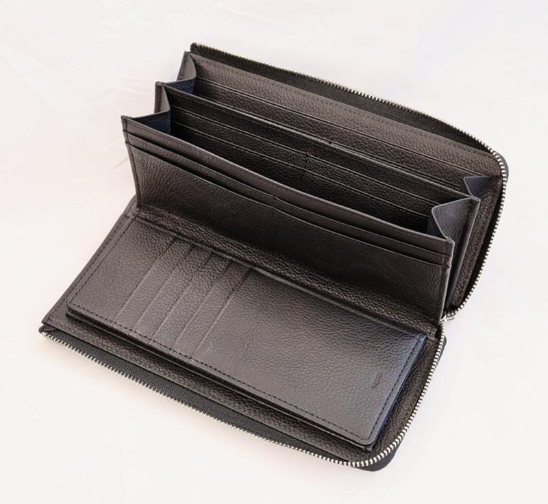 【長財布】Zip long wallet カラー：Black【雑貨 ファッション 人気 おすすめ 】