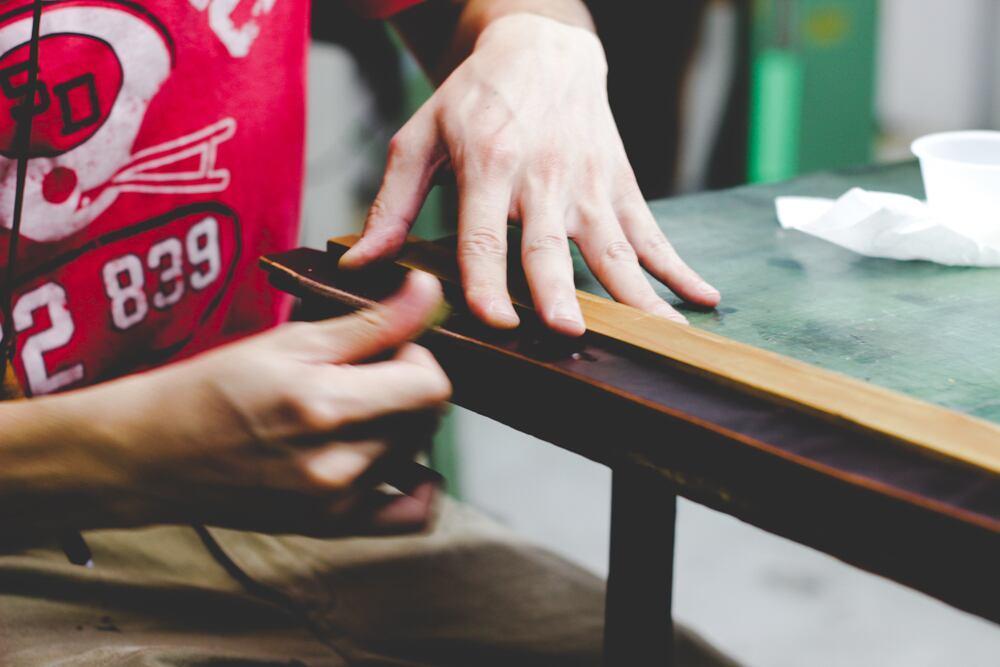 【minca】細幅20mmベルト/32インチ  栃木レザーの希少な「ハーネスレザー」使用の贅沢な1枚革のレザーベルト/ブラック/HL-B04/BLACK　731【小物 ファッション 人気 おすすめ 】