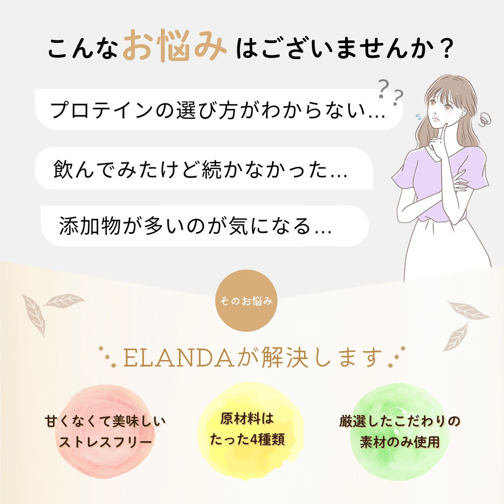 【3営業日以内発送】ELANDA エランダ 甘くない ホエイ プロテイン コーンポタージュ風味 320g【2袋セット】【食品 健康食品 加工食品 人気 おすすめ 】