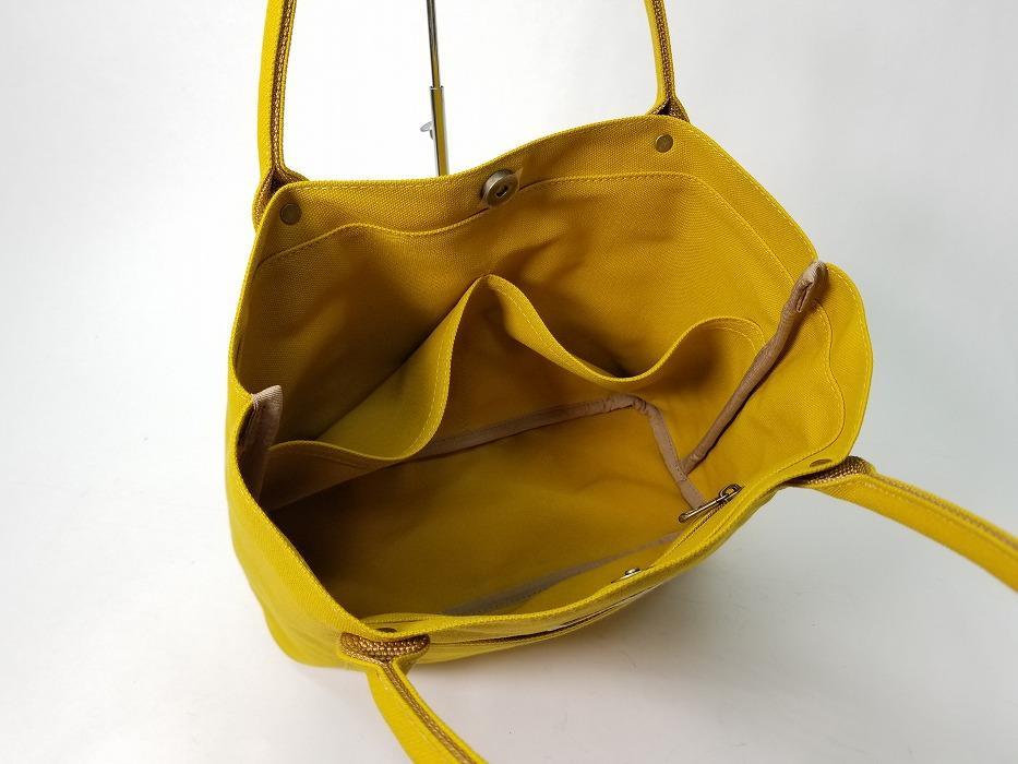 【いちひこ帆布】 ミニトート/イエロー【かばん ファッション 人気 おすすめ 】