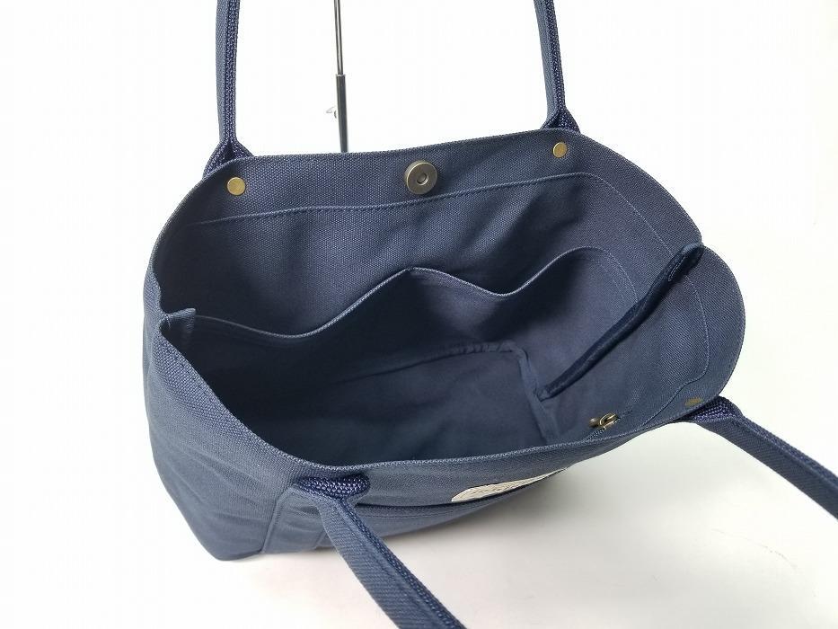 【いちひこ帆布】 ミニトート/ネイビー【かばん ファッション 人気 おすすめ 】