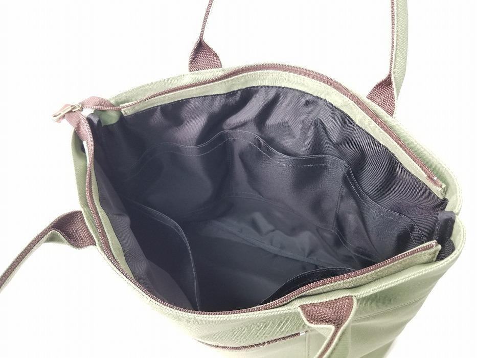 【いちひこ帆布】 ライントート/グリーン【かばん ファッション 人気 おすすめ 】