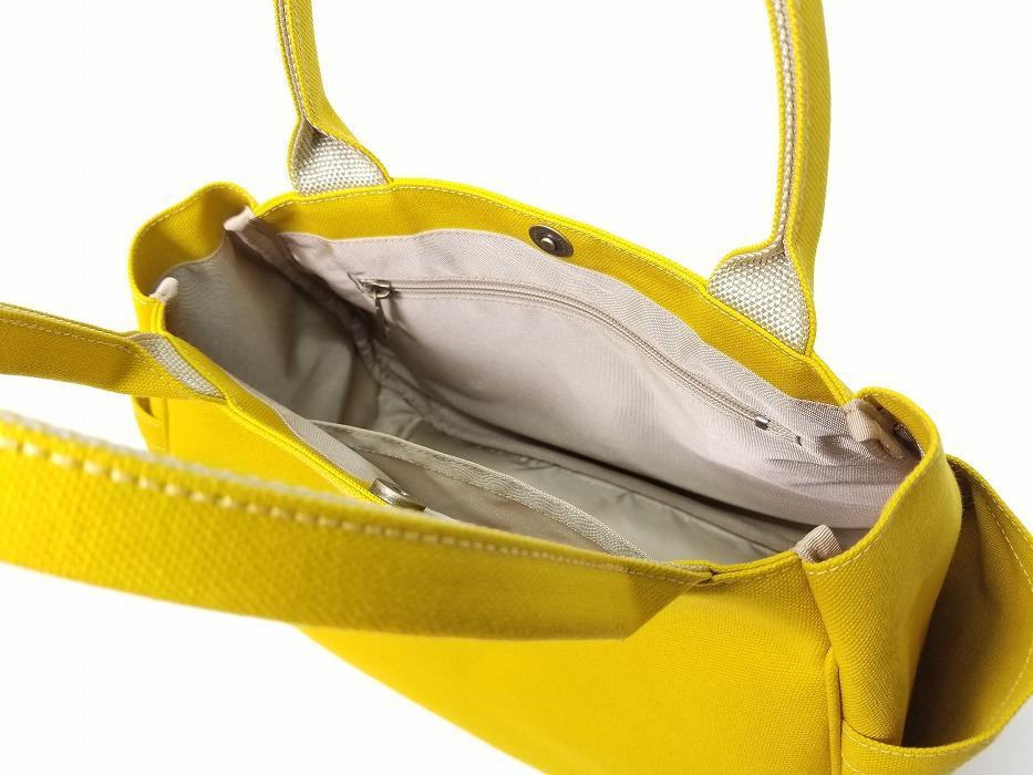 【いちひこ帆布】 マロンバッグ/イエロー【かばん ファッション 人気 おすすめ 】