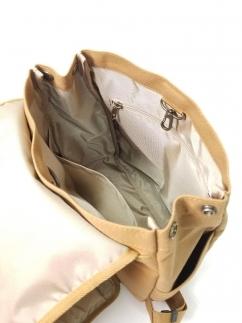 【いちひこ帆布】 リュック/キャメル【かばん ファッション 人気 おすすめ 】