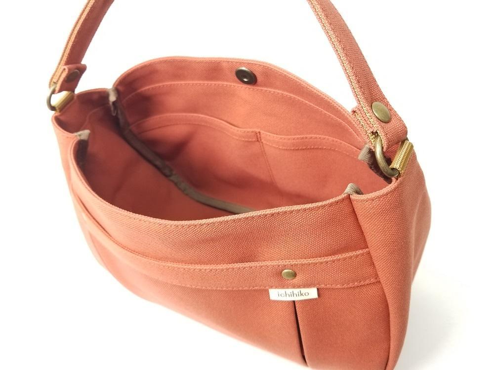 【いちひこ帆布】ワンハンドルショルダー　レンガ【かばん ファッション 人気 おすすめ 】