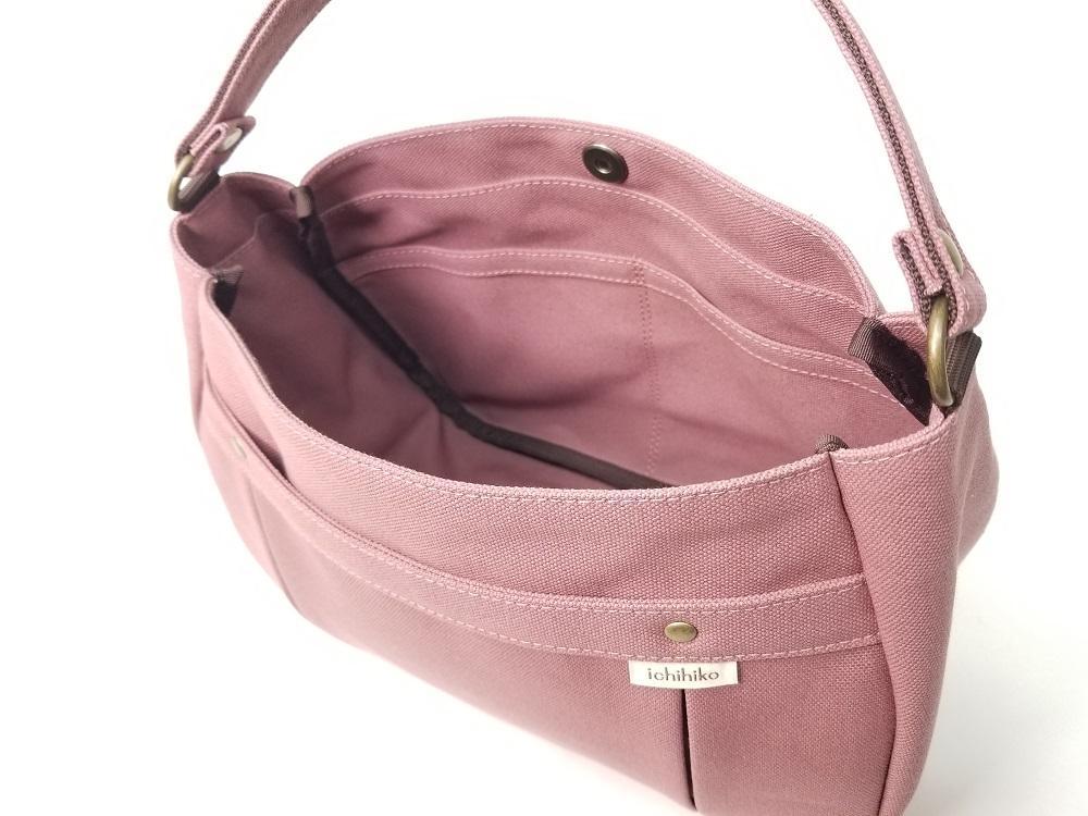 【いちひこ帆布】ワンハンドルショルダー　あずき【かばん ファッション 人気 おすすめ 】
